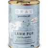 grau Adult Lamm Pur 6x Hundefutter - Hochwertiges Nassfutter für Hunde