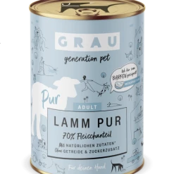 grau Adult Lamm Pur 6x Hundefutter - Hochwertiges Nassfutter für Hunde