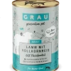 Grau Adult Lamm & Vollkornreis Hundefutter - 6x Nassfutter für ausgewogene Ernährung