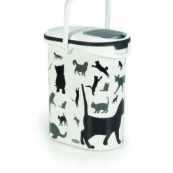 Beeztees Container Silhouette Katzenklo, 10 Liter – Praktischer Katzentoilettenbehälter