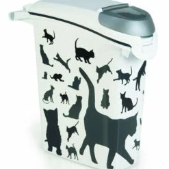 Beeztees Container Silhouette Katzenklo, 23 Liter – Modernes Katzenklo mit stilvollem Design