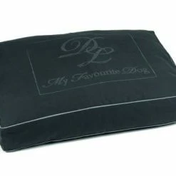 Beeztees Hunde Liegekissen Script, 100x70x15cm - Bequemes Hundebett für mittelgroße Hunde