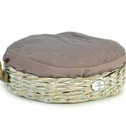 Beeztees Korb-Schlafplatz für Katzen – Gemütlicher Liegeplatz aus Naturmaterialien