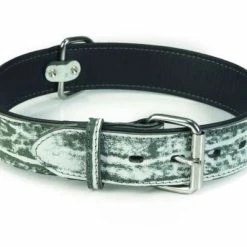 Beeztees Hundehalsband Safari, Leder – Stilvolles & Robustes Halsband für Hunde