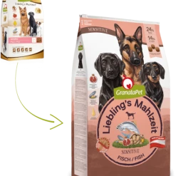 GranataPet Sensitive Hundefutter mit Fisch - Liebling's Mahlzeit für empfindliche Hunde