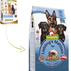 GranataPet Senior Hundefutter mit Pute - Liebling's Mahlzeit für ältere Hunde