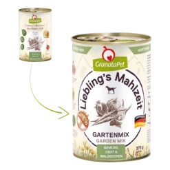 GranataPet Lieblings's Mahlzeit Gartenmix Pur - 6 Dosen Hundenassfutter | Hochwertiges Hundefutter