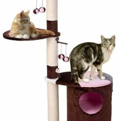 Karlie Kratzbaum Kittidas IV - Kratzbaum für Katzen, 60x43x148 cm, hochwertiger Katzenbedarf