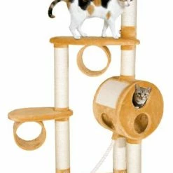 Karlie Kratzbaum Brüssel, 125x59x186cm - Hochwertiger Kratzbaum für Katzen