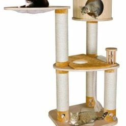 Karlie Kratzbaum Vancouver, Beige, 118x70x140cm – Luxus Kratzbaum für Katzen