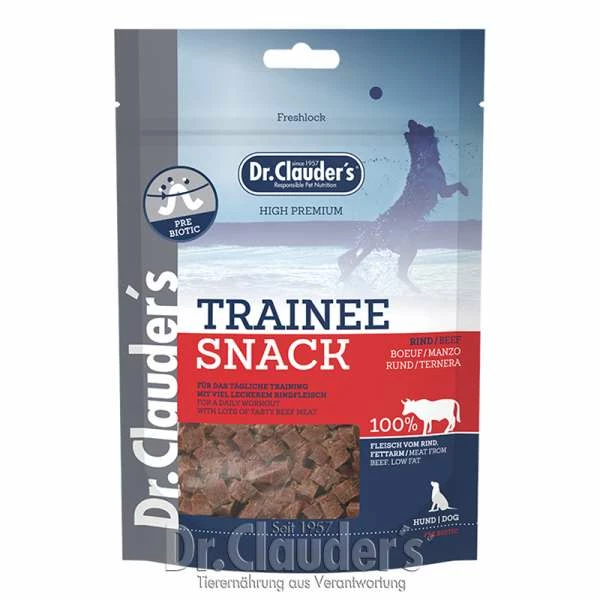 DR. CLAUDERS Trainee Snack Rind | 10x 80g | Natürlicher Hundesnack für Training & Belohnung 1 DR. CLAUDERS Trainee Snack Rind | 10x 80g | Natürlicher Hundesnack für Training & Belohnung