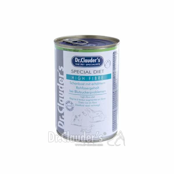 DR. CLAUDERS Spezialdiät High-Fibre Hundefutter - 6x400g | Ballaststoffreiches Futter für Hunde 1 DR. CLAUDERS Spezialdiät High-Fibre Hundefutter - 6x400g | Ballaststoffreiches Futter für Hunde