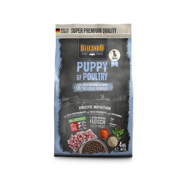 BELCANDO Puppy GF Poultry Trockenfutter - Hochwertiges Hundefutter für Welpen mit Geflügel 1 BELCANDO Puppy GF Poultry Trockenfutter - Hochwertiges Hundefutter für Welpen mit Geflügel