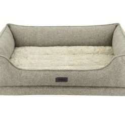 Nobby Orthopädisches Komfortbett CALBU | Eckig | Beige | Premium Hundebett für Hunde aller Größen