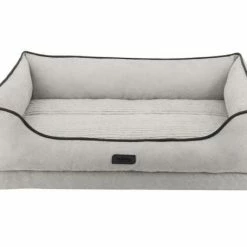 Nobby Orthopädisches Komfortbett LAGO | Eckig | Hellgrau | Hundebett für Hunde aller Größen