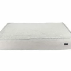 Nobby Orthopädische Komfortmatte LAGO | Eckig | Hellgrau | Hundebett für Hunde aller Größen