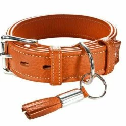 Hunter Hundehalsband Cannes - Rindernappaleder, Langlebig & Stylisch für Hunde