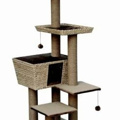 Nobby Kratzbaum Motega, 48x48x141cm - Hochwertiger Kratzbaum für Katzen