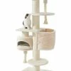 Nobby Kratzbaum CUPID XL | 165 cm Katzenbaum aus Naturholz | Kratzbaum für große Katzen | Stabiles Katzenkratzspielzeug