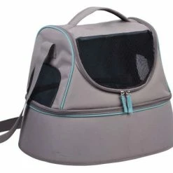 Nobby Tasche TRANSFORMER 3 In 1 HAPPY CAT | Grau | 44 X 32 X 32 Cm | Hundebedarf Transporttasche