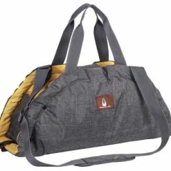 Nobby Tasche SHELLY 3 in 1 | Grau-Senf | 72 x 55 cm | Transporttasche für Hunde