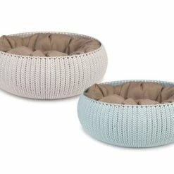 Curver Cozy Pet Bed | Gemütliches Tierbettchen für Katzen | Kuscheliger Schlafplatz