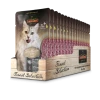 LEONARDO® Truthahn Pur Katzenfutter | 16x 85g Nassfutter-Pouches | Hochwertiges Feuchtfutter für Katzen
