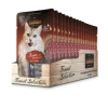 LEONARDO® Fasan & Cranberry Katzenfutter | 16x 85g Nassfutter-Pouches für Katzen