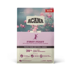 Acana Cat First Feast Trockenfutter mit Huhn & Hering | 1,8 Kg | Natürliches Katzenfutter