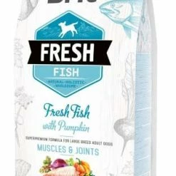 BRIT Fresh Adult Hundetrockenfutter mit Fisch | 12 kg | Premium Trockenfutter für Hunde