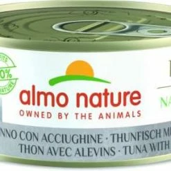 Almo Nature Katzenfutter mit Thunfisch & Sardellen - 6x 150 g - Hochwertiges Nassfutter für Katzen
