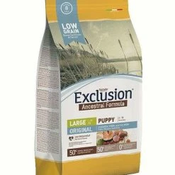 Futterglück Exclusion Ancestral Original | Großrassige Welpen | Mit Huhn, Schwein & Lachs | Hundefutter