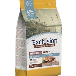 Futterglück Exclusion Ancestral Original - Hundefutter für mittelgroße Rassen mit Huhn, Schwein & Lachs