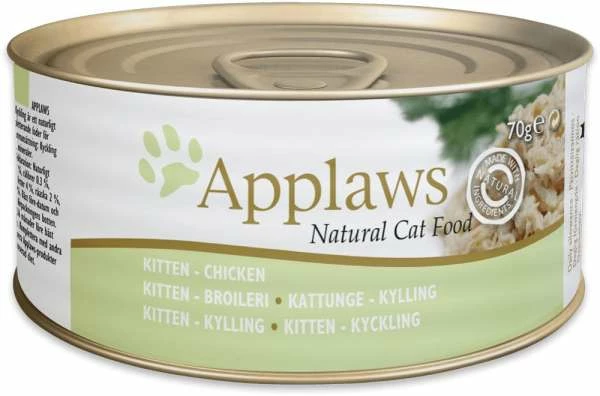 Applaws Katzenfutter für Kitten | 24 x 70g Dosen | Hochwertiges Nassfutter | Ohne künstliche Zusätze 1 Applaws Katzenfutter für Kitten | 24 x 70g Dosen | Hochwertiges Nassfutter | Ohne künstliche Zusätze
