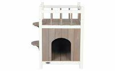 Trixie Natura Cat's Home mit Balkon - Gemütlicher Katzen-Schlafplatz