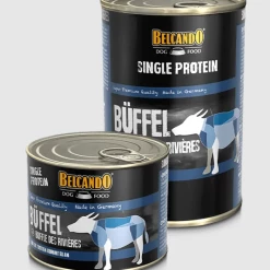 BELCANDO Single Protein Büffel Hundefutter - 6 Dosen Nassfutter für Hunde