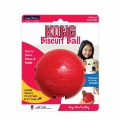 KONG Biscuit Ball – Langlebiges Hundespielzeug für Spaß und Training