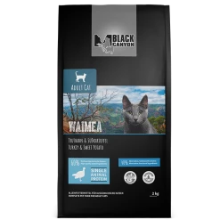 BLACK CANYON® ADULT - WAIMEA | Trockenfutter für Katzen mit Truthahn & Süßkartoffel | Natürliches Katzenfutter