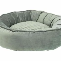 Trixie Bett LIVIA | Ø 50 cm | Kuschelbett für Hunde & Katzen | Katzen-Schlafplatz | Hochwertiger Katzenbedarf