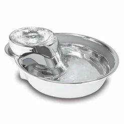 Schulze Edelstahl Trinkbrunnen Big-Max-Style | 3.8l - Hochwertiger Trinkbrunnen für Haustiere