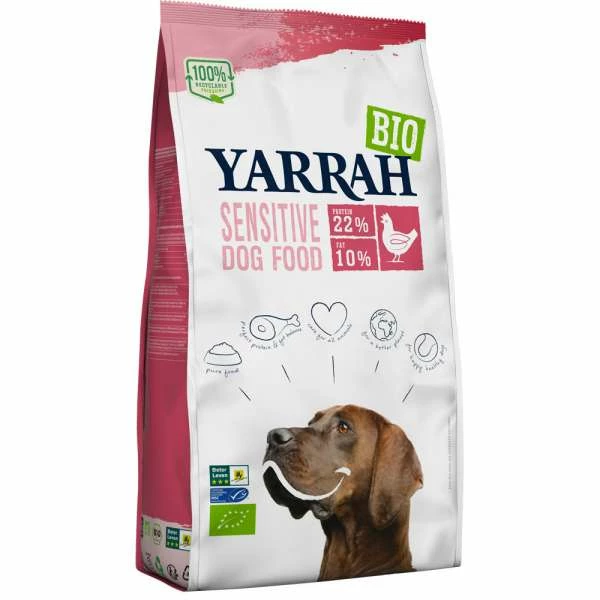 Yarrah Bio SENSITIVE Hundetrockenfutter mit Huhn & Reis - Hypoallergenes Hundefutter für sensible Hunde 1 Yarrah Bio SENSITIVE Hundetrockenfutter mit Huhn & Reis - Hypoallergenes Hundefutter für sensible Hunde