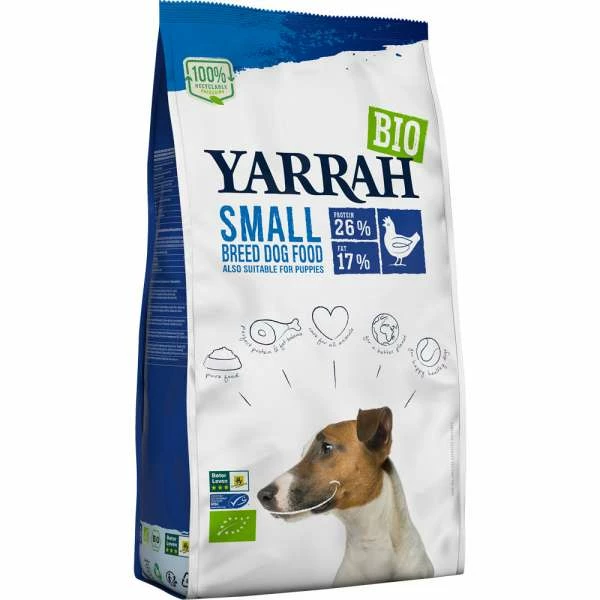 Yarrah Dog BIO Small Breed Hundefutter mit Bio-Huhn | 5 Kg | Ökologisches Trockenfutter für kleine Hunde 1 Yarrah Dog BIO Small Breed Hundefutter mit Bio-Huhn | 5 Kg | Ökologisches Trockenfutter für kleine Hunde