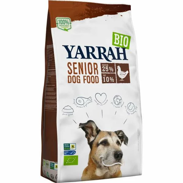 Yarrah Senior Dog BIO | Mit Huhn, Fisch & Kräuter - Bio-Hundefutter für ältere Hunde 1 Yarrah Senior Dog BIO | Mit Huhn, Fisch & Kräuter - Bio-Hundefutter für ältere Hunde