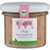 BIOPUR Dog SENSIBLE | Glutenfreies Hundefutter mit Bio Schaf, Reis & Karotten | 6x100g