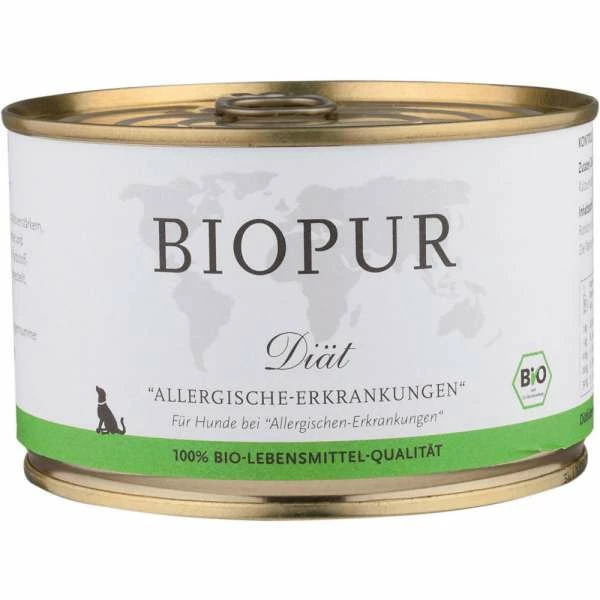 BIOPUR Hundefutter für allergische Hunde | Hypoallergen mit Bio Schaf, Reis & Karotten | 6x400g 1 BIOPUR Hundefutter für allergische Hunde | Hypoallergen mit Bio Schaf, Reis & Karotten | 6x400g