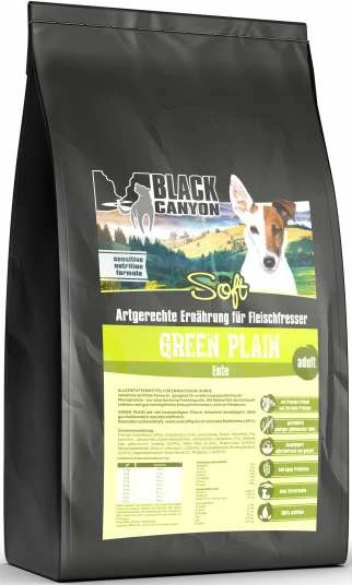BLACK CANYON® Green Plane Soft Hundefutter mit Ente & Huhn | Premium Nassfutter für Hunde 1 BLACK CANYON® Green Plane Soft Hundefutter mit Ente & Huhn | Premium Nassfutter für Hunde