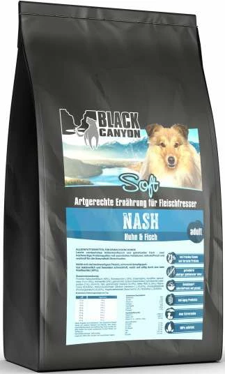 BLACK CANYON® NASH Soft | Hundefutter mit Huhn & Fisch | Premium Nassfutter für Hunde 1 BLACK CANYON® NASH Soft | Hundefutter mit Huhn & Fisch | Premium Nassfutter für Hunde