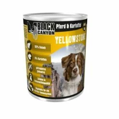 Black Canyon Yellowstone Hundefutter mit Pferd & Kartoffel | Nassfutter für Hunde