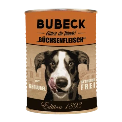 Bubeck Meine Mahlzeit Edition 1893 | Büchsenfleisch Mit Geflügel | Hundefutter | Premium Nassfutter für Hunde