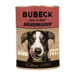 Bubeck Meine Mahlzeit Edition 1893 | Rindfleisch in Büchse | Premium Hundefutter Nassfutter